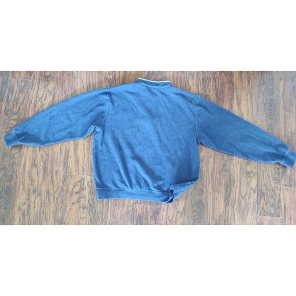 Peter Millar Sweater Mens Large Blue Crown Comfort 1/4 Zip Pullover - Picture 6 of 9